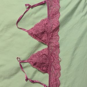 Anemone Purple Lacey Bra